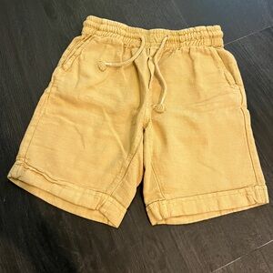Buho Casual Tan Drawstring Shorts